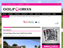 Tablet Screenshot of golfcircus.com